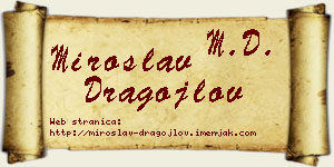 Miroslav Dragojlov vizit kartica